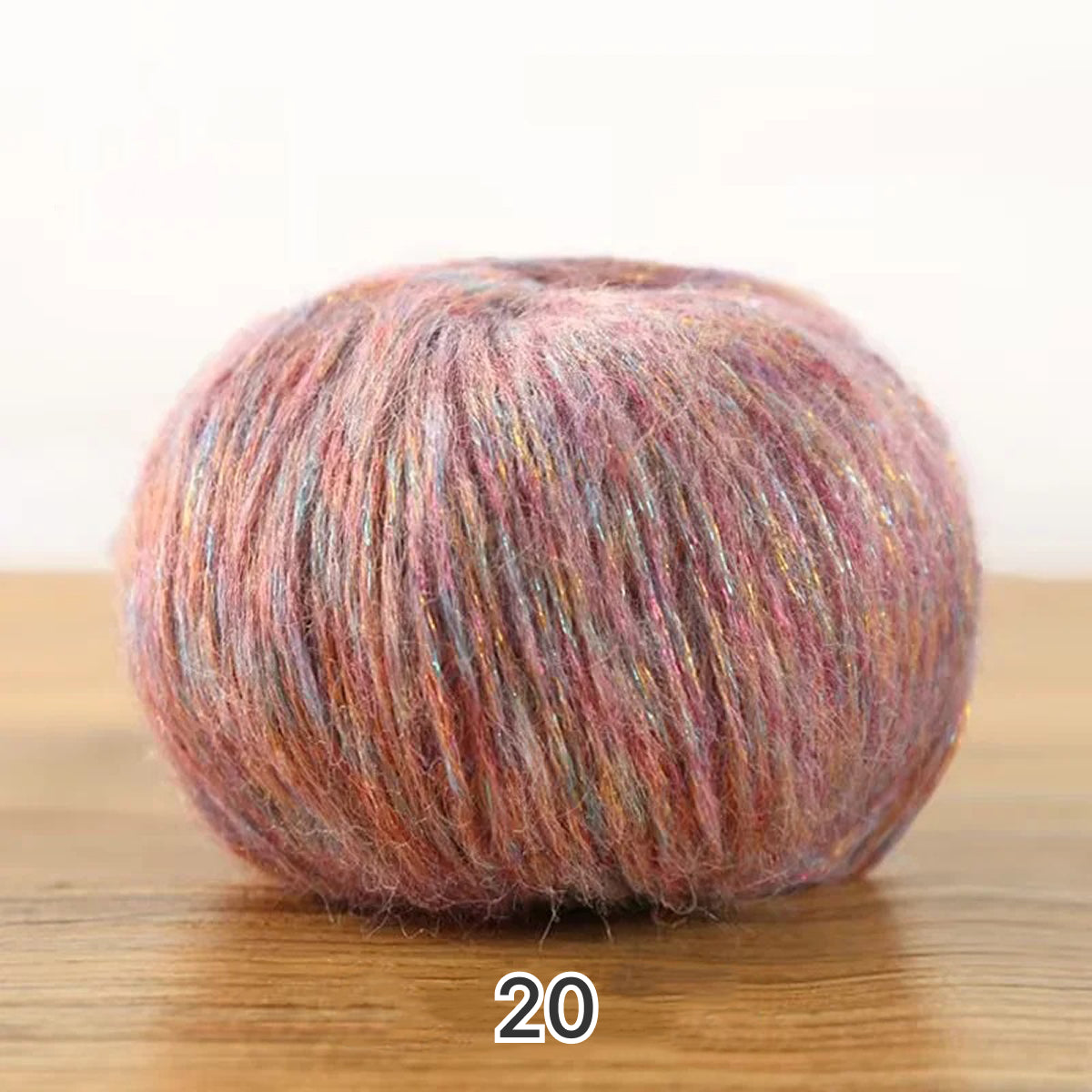 Sea Mohair(シーモヘア)25g |アルパカ50%×モヘア50%|ふんわり軽やか|引き揃え糸・透け感ニット・マフラー作り|韓国ファッション|全20色