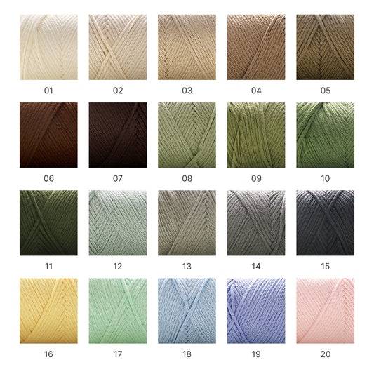 【綿100%】2mm Cotton Cord(2mm コットン・コード)150g|しっかり編み上がる|SNSで話題|クロシェハット・バッグ・スマホショルダーに|初心者にもおすすめ