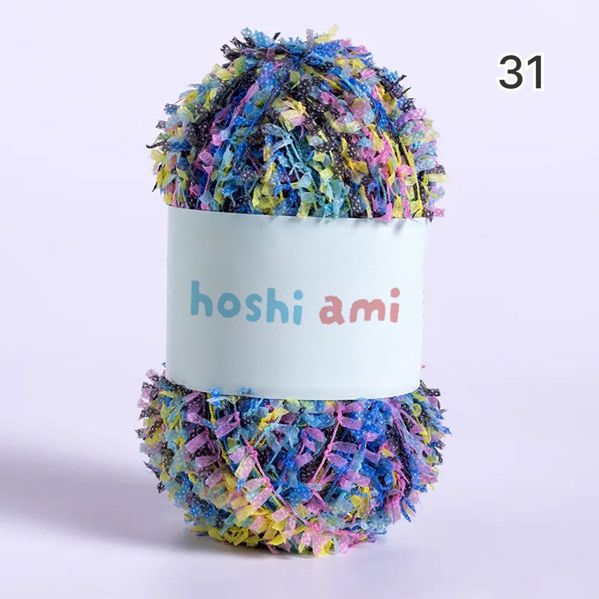 Leaf Ribbon Yarn(リーフリボンヤーン)|韓国風ファンシーヤーン|単独でも引き揃え用としても最適|純色&グラデーション|全33色