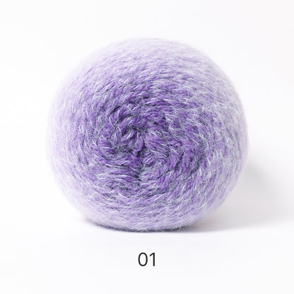 Longfur Yarn（ロングファーヤーン）190g｜とろける肌触りのグラデーション｜花束ブランケット・ショール作りに｜極太｜全17色
