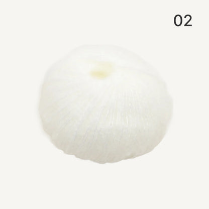 Fuwari Mohair（フワリモヘア）25g｜極上の肌触り｜綿あめのように軽やか｜引き揃え・透かし編み・ベビーウェアに｜全40色