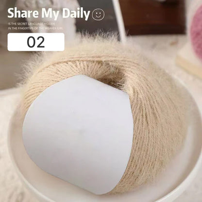 Snow Fur Yarn（スノーファーヤーン）100g｜雪のようなふわふわ感｜全27色 単色ファー毛糸｜マフラー・帽子・スヌード・編みぐるみ向け｜全27色