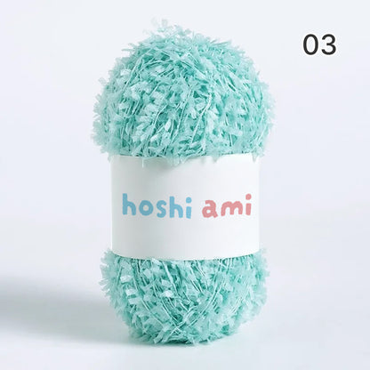 Leaf Ribbon Yarn（リーフリボンヤーン）｜韓国風ファンシーヤーン｜単独でも引き揃え用としても最適｜純色＆グラデーション｜全33色