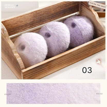 Hane Mohair（ハネモヘア）50g｜グラデーションモヘア糸｜羽のように軽やかでシルクのような艶感｜全12色