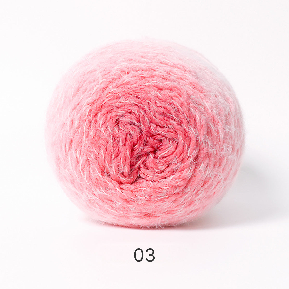 Longfur Yarn（ロングファーヤーン）190g｜とろける肌触りのグラデーション｜花束ブランケット・ショール作りに｜極太｜全17色