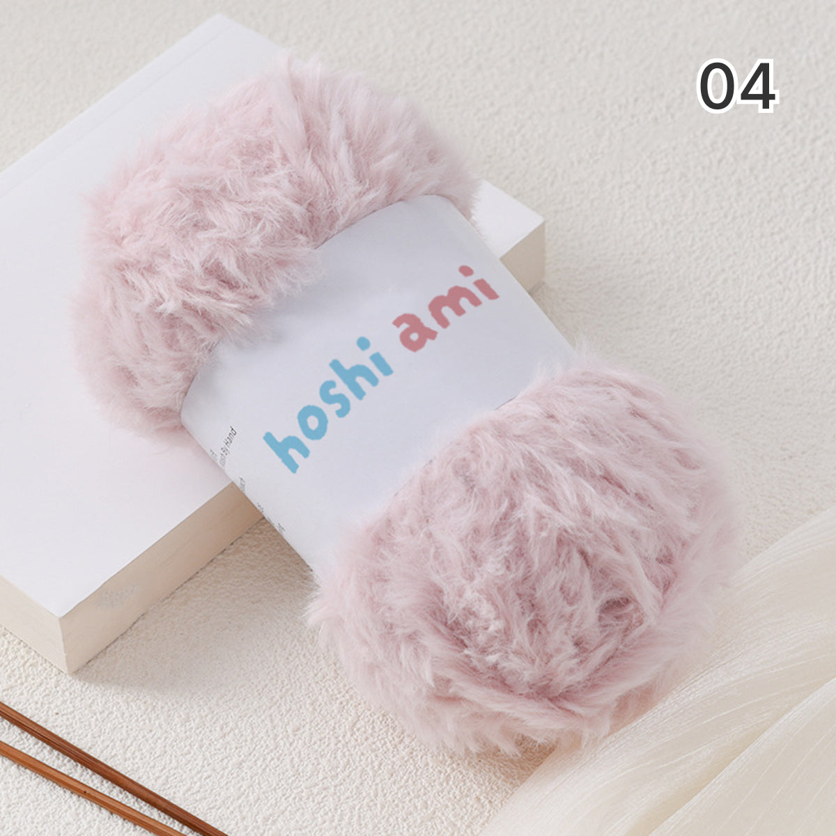 Fake Fur Yarn（フェイクファーヤーン）100g｜極太｜もこもこ エコファー｜星ポンチョ・マフラー・バッグ・ラグ｜全22色