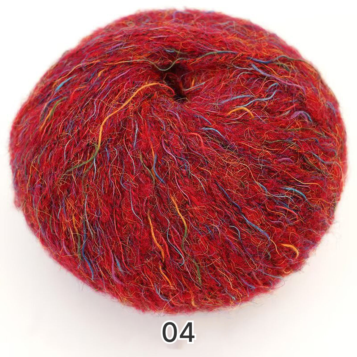 Hanabi Alpaca（ハナビ アルパカ）50g｜花火の彩り｜スーパーキッドモヘヤ＆アルパカ混｜韓国トレンド｜引き揃え風の華やかさ｜ファンシーヤーン｜全16色