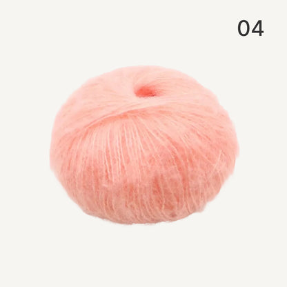 Fuwari Mohair（フワリモヘア）25g｜極上の肌触り｜綿あめのように軽やか｜引き揃え・透かし編み・ベビーウェアに｜全40色