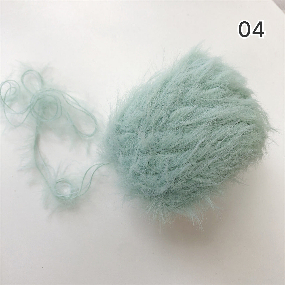 Mochi Fur Yarn（モチファーヤーン）50g｜ふわもこ・フェイクファー・パステルカラー｜帽子・マフラー｜韓国トレンド｜全15色