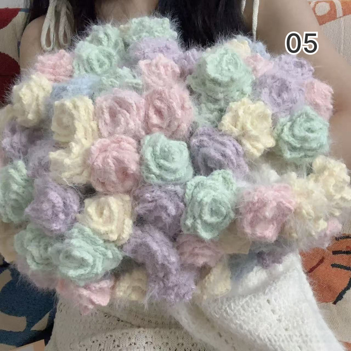 【手編みキット】夢幻のミックスカラーブーケ｜花束ブランケット｜ほしあみ限定｜全5色 ｜レシピ無料公開中！