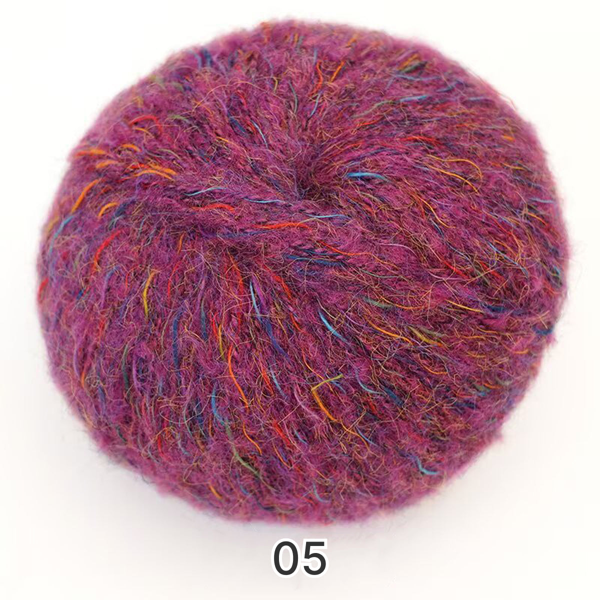 Hanabi Alpaca（ハナビ アルパカ）50g｜花火の彩り｜スーパーキッドモヘヤ＆アルパカ混｜韓国トレンド｜引き揃え風の華やかさ｜ファンシーヤーン｜全16色