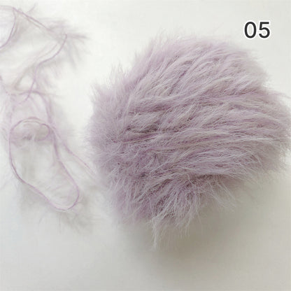 Mochi Fur Yarn（モチファーヤーン）50g｜ふわもこ・フェイクファー・パステルカラー｜帽子・マフラー｜韓国トレンド｜全15色