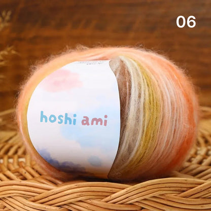 Cloud Mohair（クラウドモヘア）50g｜雲のように美しい段染め｜シルク混モヘア・シルクウール配合｜全20色