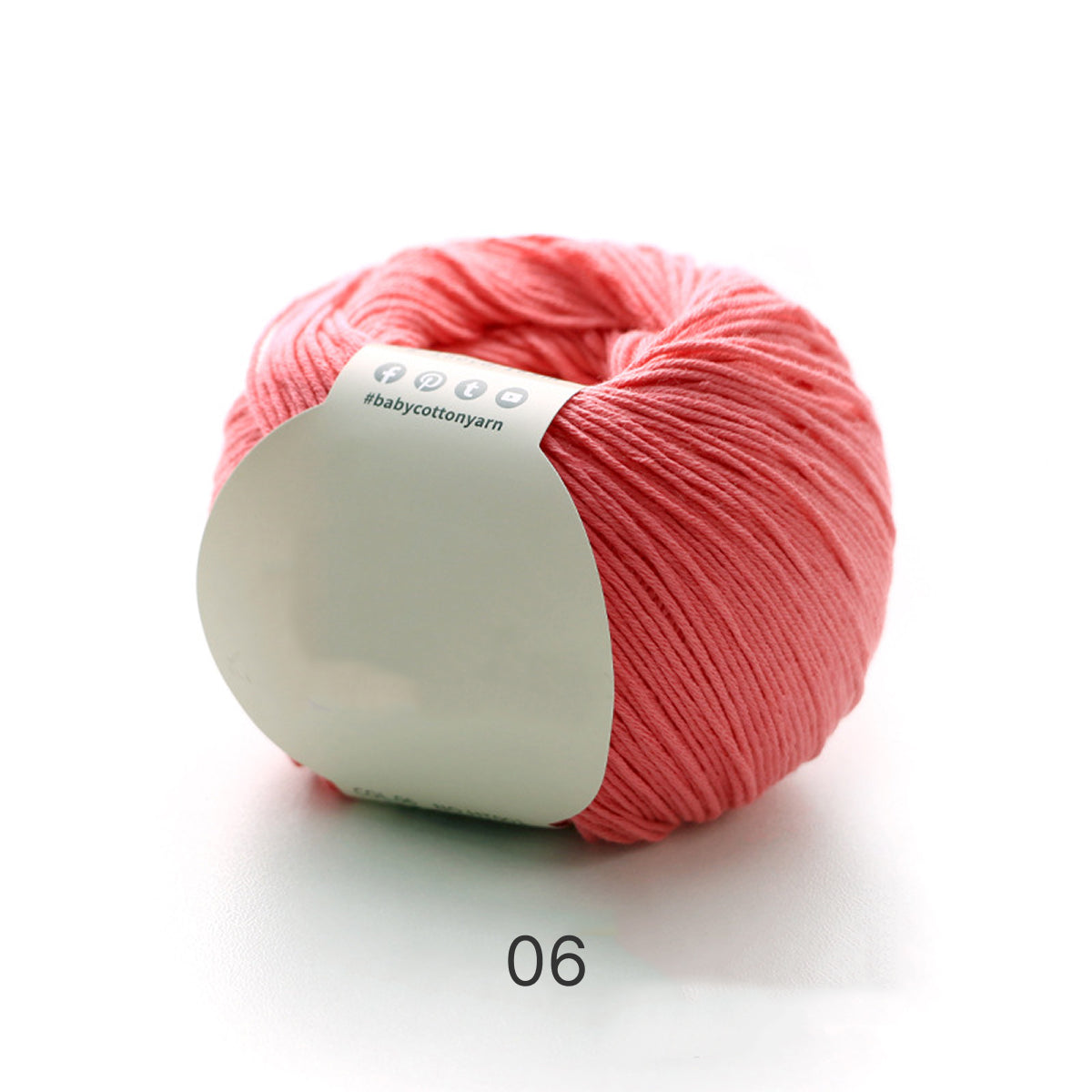 【綿100%】Pure Cotton（ピュアコットン）50g｜100%コットン糸｜通気性抜群で心地よい｜ベビー服・オールシーズン対応