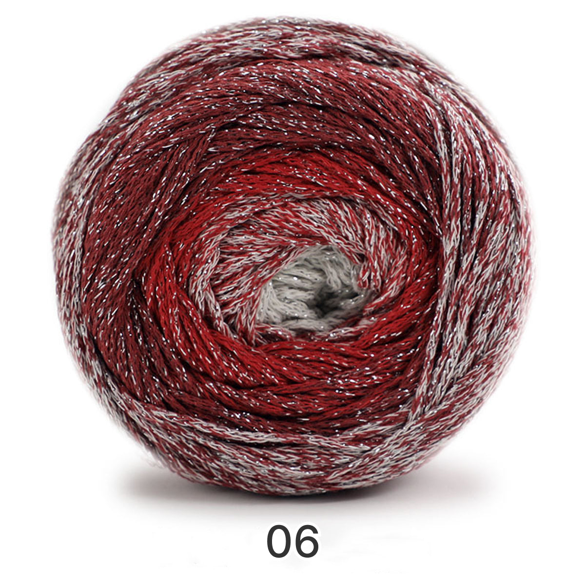 Galaxy Cake Yarn（ギャラクシーケーキヤーン）200g｜銀河のように輝くグラデーション｜韓国トレンド・Y2K｜キラキラ銀糸入り｜バッグ編みに｜大容量