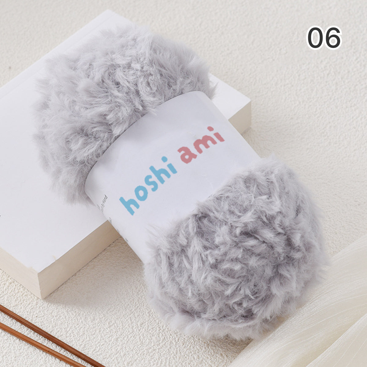 Fake Fur Yarn（フェイクファーヤーン）100g｜極太｜もこもこ エコファー｜星ポンチョ・マフラー・バッグ・ラグ｜全22色