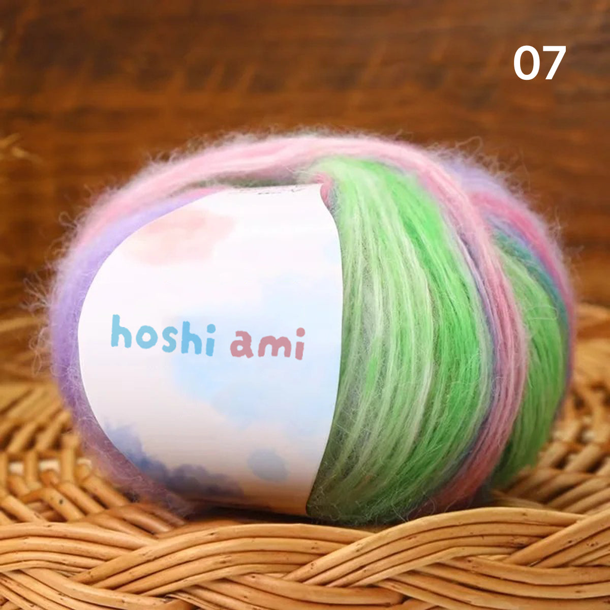 Cloud Mohair（クラウドモヘア）50g｜雲のように美しい段染め｜シルク混モヘア・シルクウール配合｜全20色