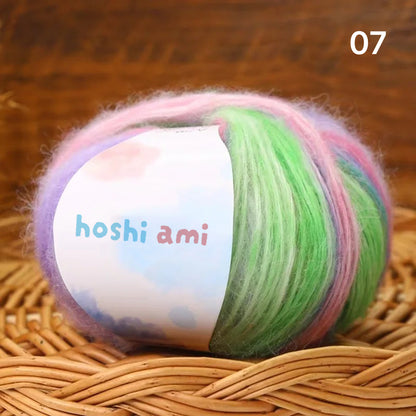 Cloud Mohair（クラウドモヘア）50g｜雲のように美しい段染め｜シルク混モヘア・シルクウール配合｜全20色