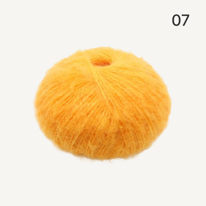 Fuwari Mohair（フワリモヘア）25g｜極上の肌触り｜綿あめのように軽やか｜引き揃え・透かし編み・ベビーウェアに｜全40色