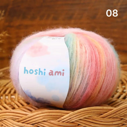 Cloud Mohair（クラウドモヘア）50g｜雲のように美しい段染め｜シルク混モヘア・シルクウール配合｜全20色