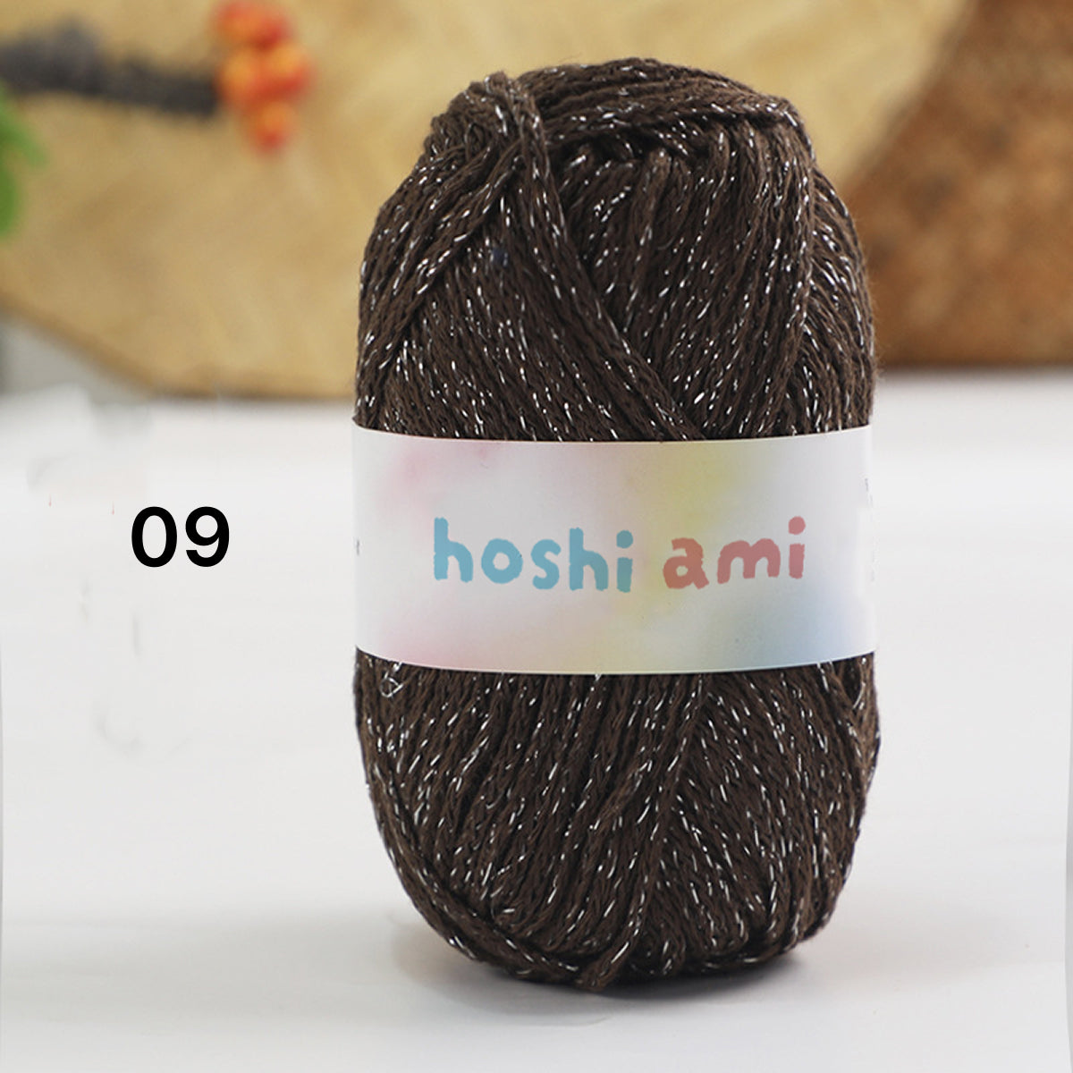 Starlight Lame Cotton（スターライト・ラメコットン）50g｜ふんわりコットン×きらめく銀糸｜バッグ・帽子・韓国風小物に｜高見えデザイン｜全29色