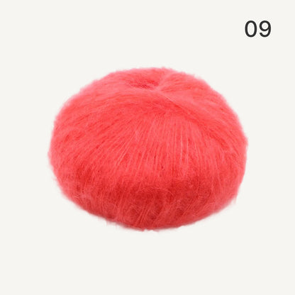 Fuwari Mohair（フワリモヘア）25g｜極上の肌触り｜綿あめのように軽やか｜引き揃え・透かし編み・ベビーウェアに｜全40色