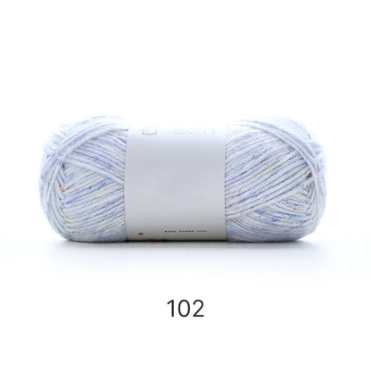 Mousse Cotton（ムース・コットン）50g｜韓国インテリア風｜空気を編むような新感覚｜カラフルネップ入りエアリーコットン糸｜並太｜全14色