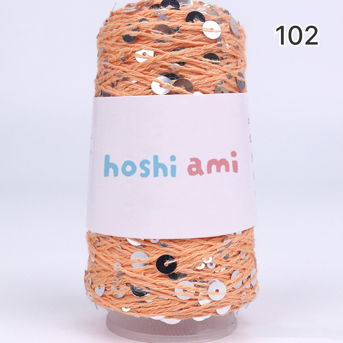 【綿100％】Twinkle Yarnトゥインクルヤーン50g｜ユニークなスパンコール付きコットン糸｜131色｜春夏のクリエイティブ編み物に最適｜自分だけの作品を創れる