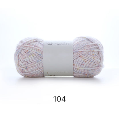Mousse Cotton（ムース・コットン）50g｜韓国インテリア風｜空気を編むような新感覚｜カラフルネップ入りエアリーコットン糸｜並太｜全14色