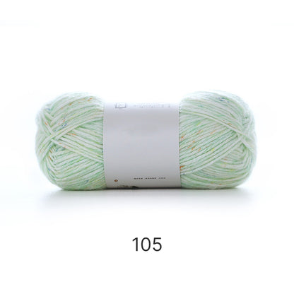 Mousse Cotton（ムース・コットン）50g｜韓国インテリア風｜空気を編むような新感覚｜カラフルネップ入りエアリーコットン糸｜並太｜全14色