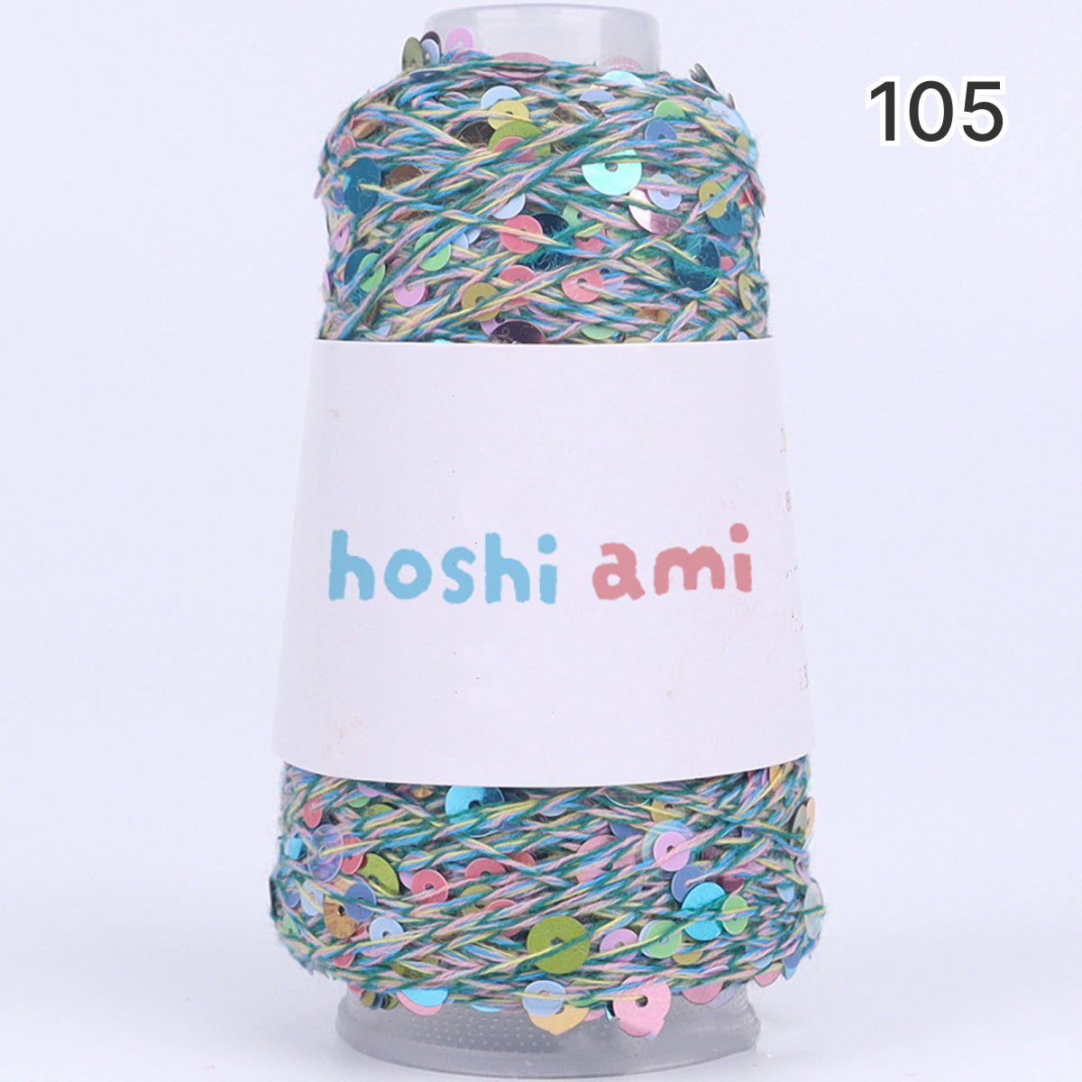 【綿100％】Twinkle Yarnトゥインクルヤーン50g｜ユニークなスパンコール付きコットン糸｜131色｜春夏のクリエイティブ編み物に最適｜自分だけの作品を創れる