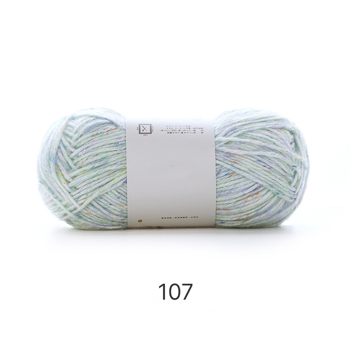 Mousse Cotton（ムース・コットン）50g｜韓国インテリア風｜空気を編むような新感覚｜カラフルネップ入りエアリーコットン糸｜並太｜全14色