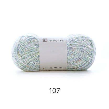 Mousse Cotton（ムース・コットン）50g｜韓国インテリア風｜空気を編むような新感覚｜カラフルネップ入りエアリーコットン糸｜並太｜全14色