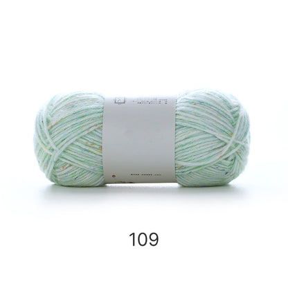 Mousse Cotton（ムース・コットン）50g｜韓国インテリア風｜空気を編むような新感覚｜カラフルネップ入りエアリーコットン糸｜並太｜全14色