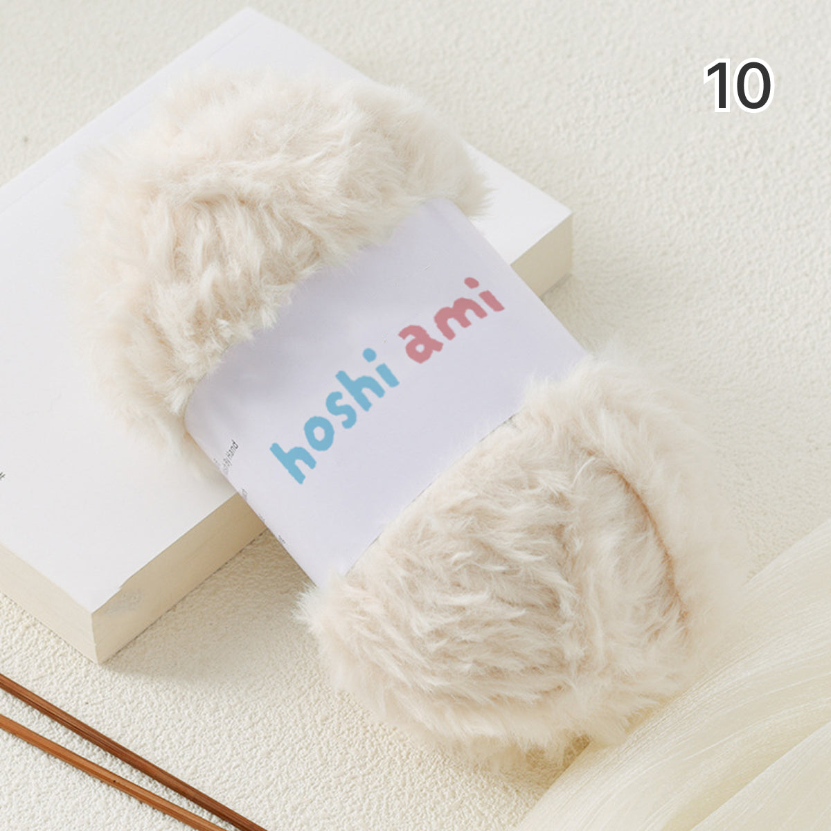 Fake Fur Yarn（フェイクファーヤーン）100g｜極太｜もこもこ エコファー｜星ポンチョ・マフラー・バッグ・ラグ｜全22色