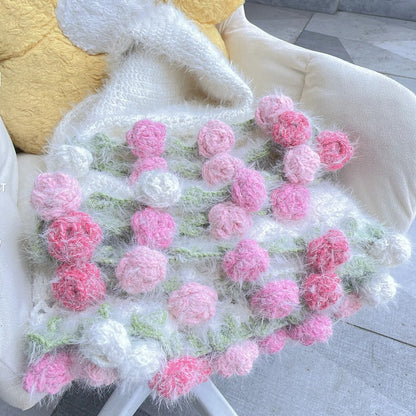 【手編みキット】夢幻のミックスカラーブーケ｜花束ブランケット｜ほしあみ限定｜全5色 ｜レシピ無料公開中！