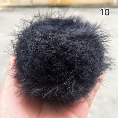 Mochi Fur Yarn（モチファーヤーン）50g｜ふわもこ・フェイクファー・パステルカラー｜帽子・マフラー｜韓国トレンド｜全15色