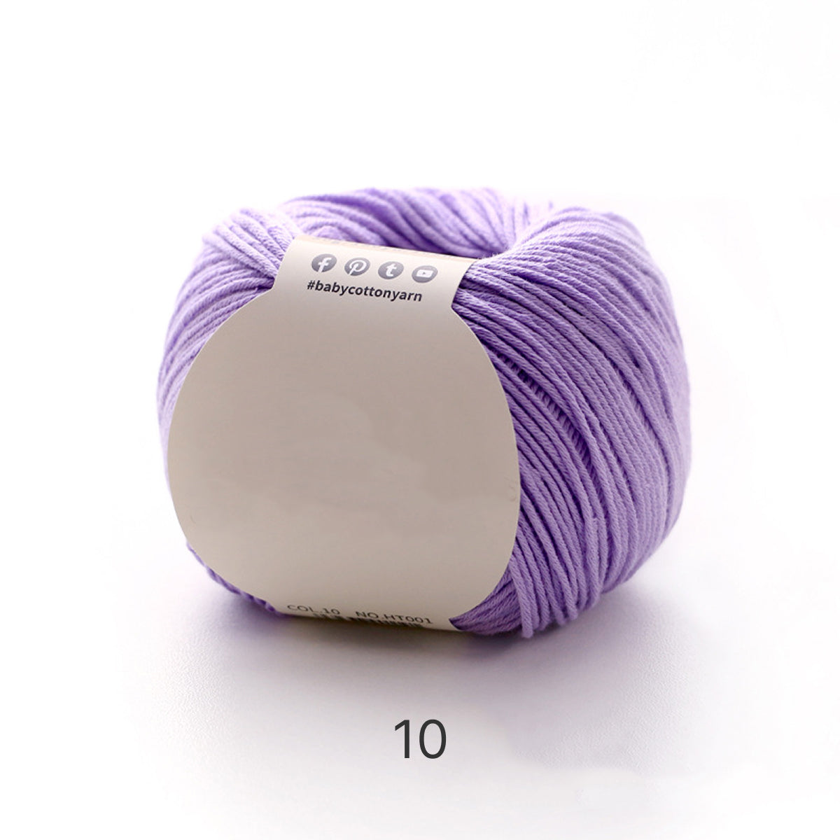 【綿100%】Pure Cotton（ピュアコットン）50g｜100%コットン糸｜通気性抜群で心地よい｜ベビー服・オールシーズン対応