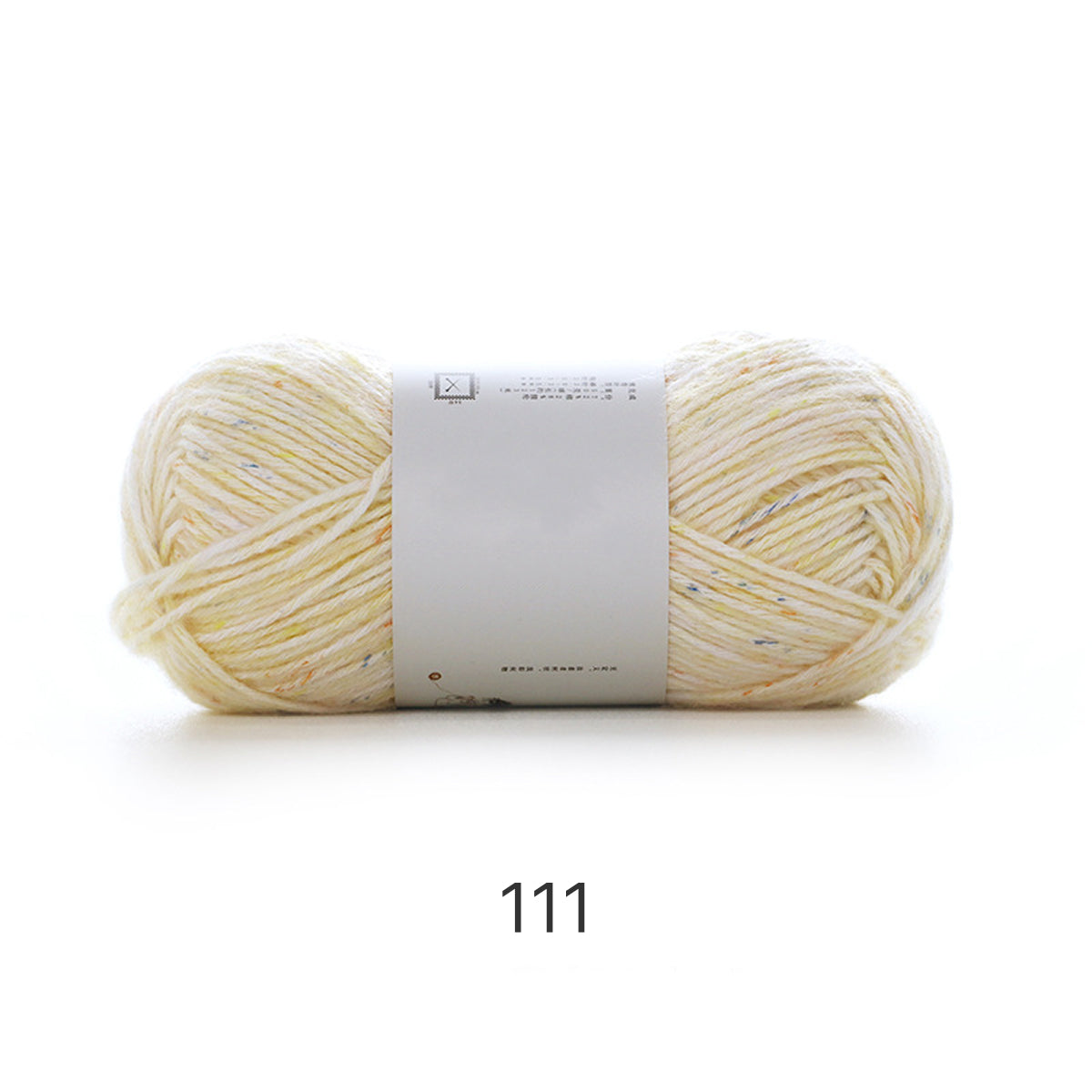 Mousse Cotton（ムース・コットン）50g｜韓国インテリア風｜空気を編むような新感覚｜カラフルネップ入りエアリーコットン糸｜並太｜全14色