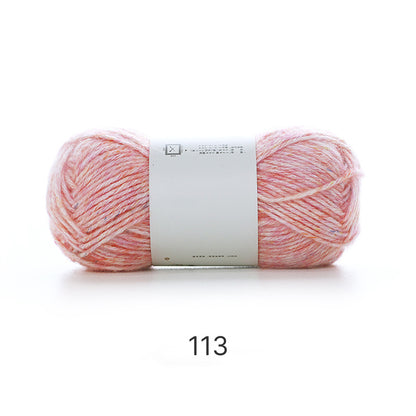 【手編みキット】Mousse Hana Shawl（ムースハナショール）｜花モチーフつなぎの三角ショール｜コットン入り｜冷房対策にも｜全16タイプ｜編み図＋動画付き