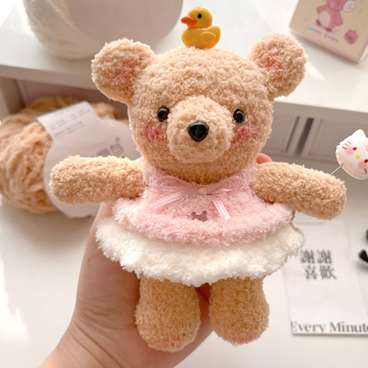 Cotton Candy Yarn（コットンキャンディヤーン）50g｜韓国で大流行｜ふわもこマシュマロ糸｜鉢底ネット編み・ネット編み・マフラー・帽子・編みぐるみ向け