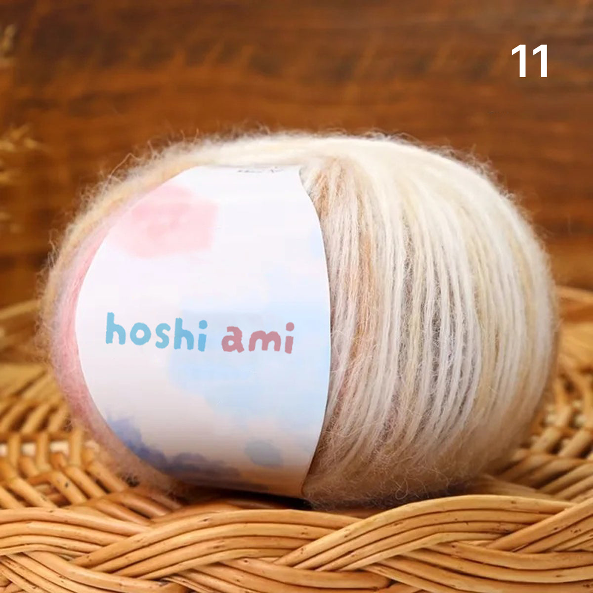 Cloud Mohair（クラウドモヘア）50g｜雲のように美しい段染め｜シルク混モヘア・シルクウール配合｜全20色