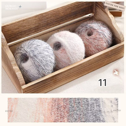 Hane Mohair（ハネモヘア）50g｜グラデーションモヘア糸｜羽のように軽やかでシルクのような艶感｜全12色
