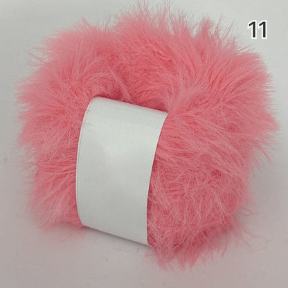 Mochi Fur Yarn（モチファーヤーン）50g｜ふわもこ・フェイクファー・パステルカラー｜帽子・マフラー｜韓国トレンド｜全15色