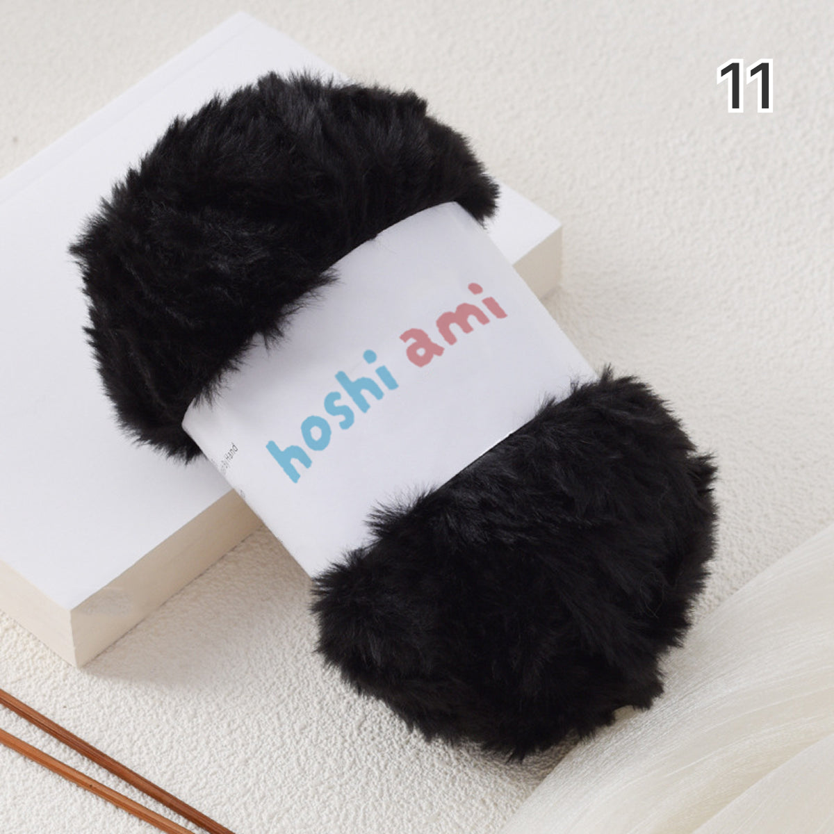 Fake Fur Yarn（フェイクファーヤーン）100g｜極太｜もこもこ エコファー｜星ポンチョ・マフラー・バッグ・ラグ｜全22色