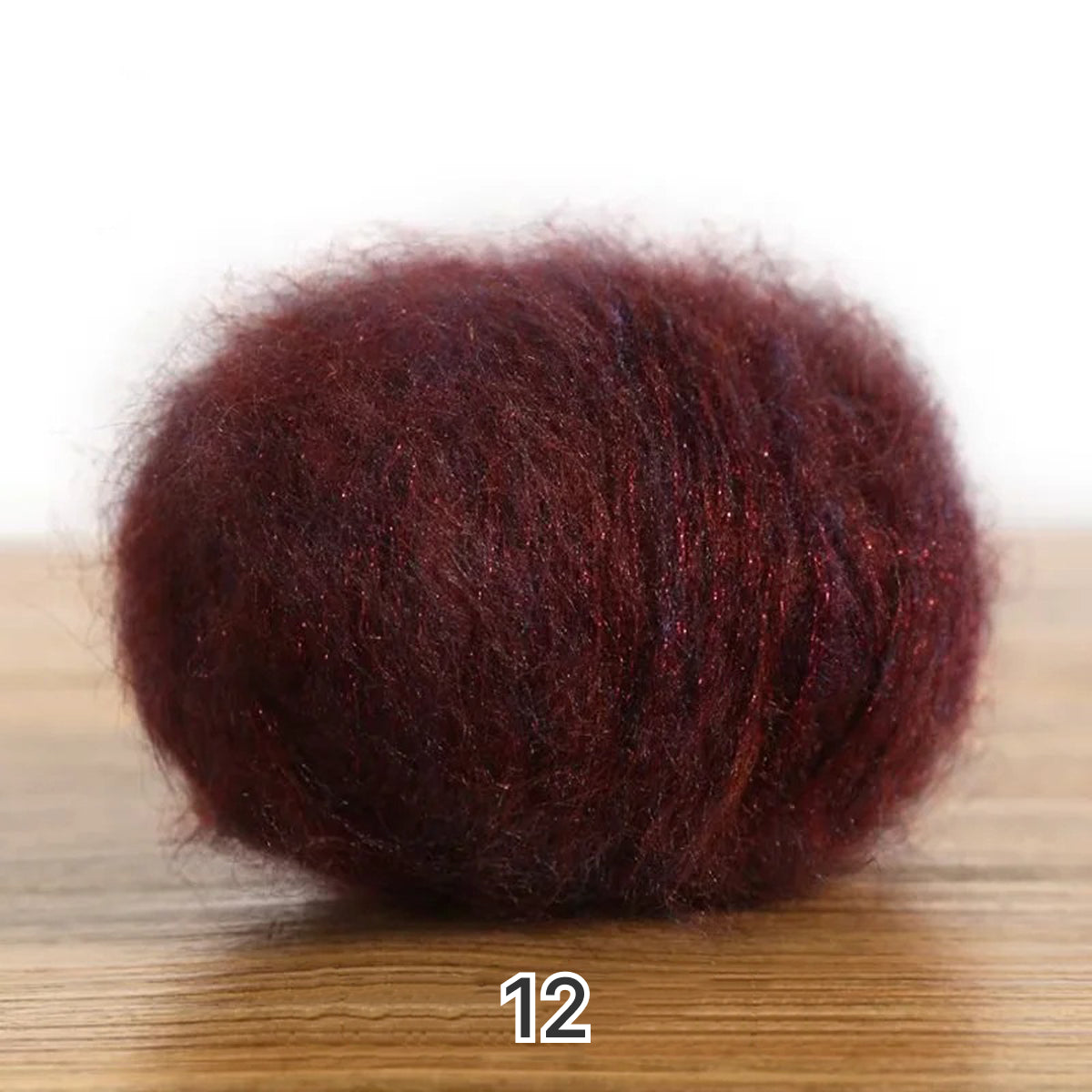 Sea Mohair（シーモヘア）25g ｜アルパカ50%×モヘア50%｜ふんわり軽やか｜引き揃え糸・透け感ニット・マフラー作り｜韓国ファッション｜全20色