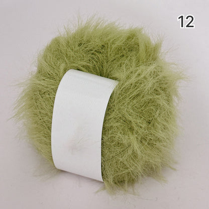 Mochi Fur Yarn（モチファーヤーン）50g｜ふわもこ・フェイクファー・パステルカラー｜帽子・マフラー｜韓国トレンド｜全15色