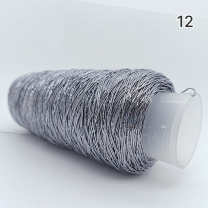 Jewel Metallic Yarn（ジュエルメタリックヤーン）200g｜メタリックな輝き｜韓国トレンド｜スマホショルダー・バッグ作りに｜大容量｜全29色