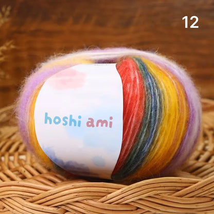 Cloud Mohair（クラウドモヘア）50g｜雲のように美しい段染め｜シルク混モヘア・シルクウール配合｜全20色