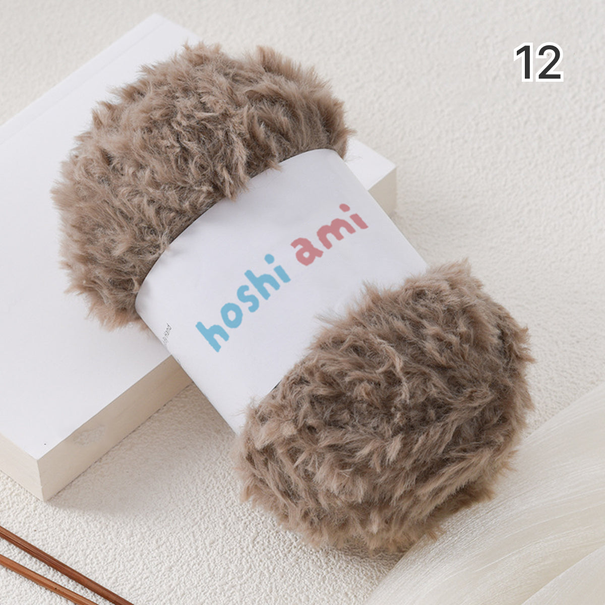 Fake Fur Yarn（フェイクファーヤーン）100g｜極太｜もこもこ エコファー｜星ポンチョ・マフラー・バッグ・ラグ｜全22色